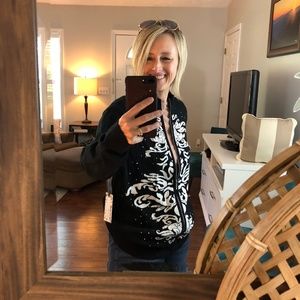 Zenergy by Chico's Caridigan Sweater Size 3 L